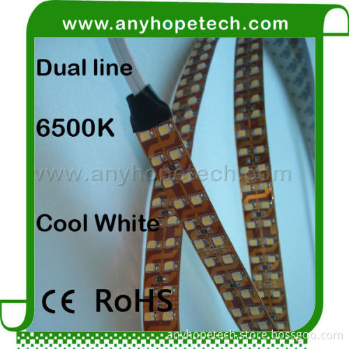 Ultra Bright cheap price 1200LEDs per Roll DC24V dual led strip light motion sensor